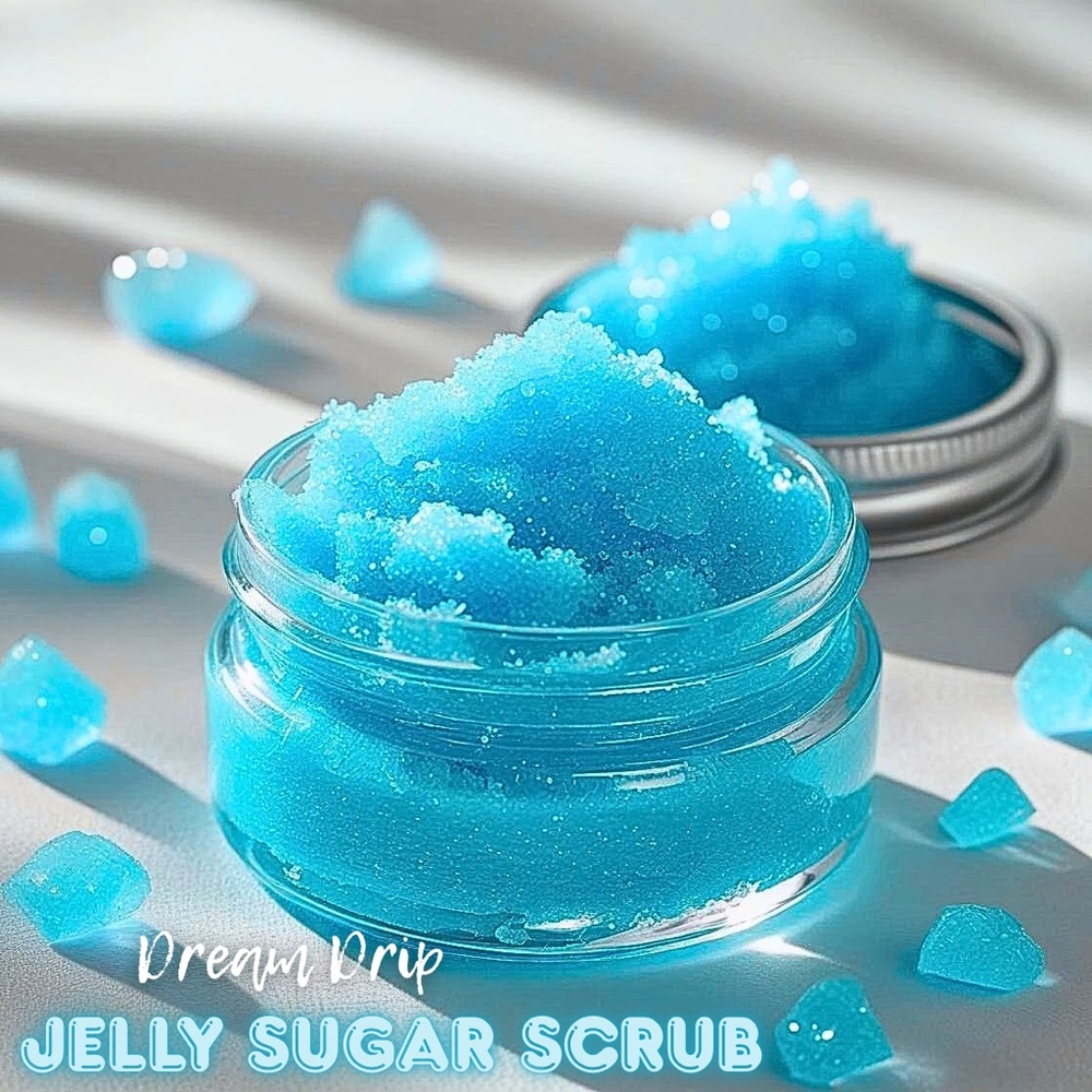 Dream Drip Jelly Sugar Scrub | Blueberry, Dragonfruit & Lavender | Calming